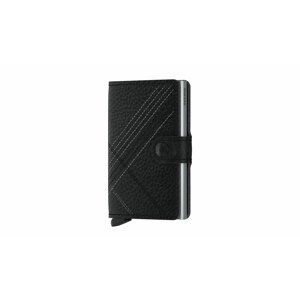 Secrid Miniwallet Stitch Linea Black čierne MSt-Linea-Black