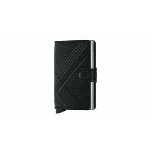 Secrid Miniwallet Stitch Linea Black-One size čierne MSt-Linea-Black-One-size