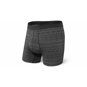 Saxx Platinum Boxer Brief Black Pattern Band čierne SXBB42FPAB