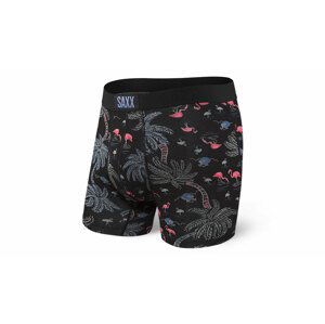 Saxx Vibe Boxer Brief Black Flamingo Beach čierne SXBM35FLB