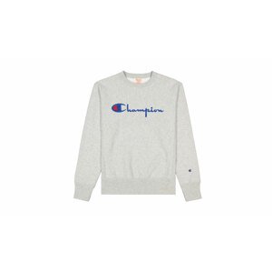 Champion Script Logo Reverse Weave Sweatshirt šedé 212576-F19-EM004