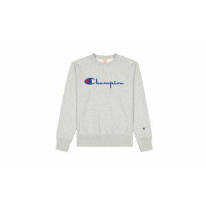 Champion Script Logo Reverse Weave Sweatshirt-XL šedé 212576-F19-EM004-XL