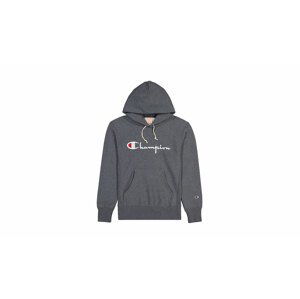 Champion Script Logo Reverse Weave Hoodie šedé 212574-EM519