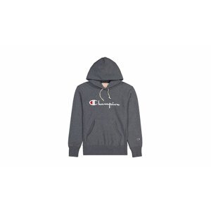 Champion Script Logo Reverse Weave Hoodie-XXL šedé 212574-EM519-XXL