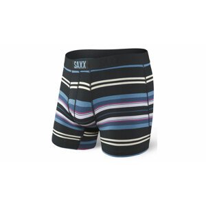 Saxx Vibe Boxer Brief Black Tartan Stripe-M modré SXBM35TSB-M