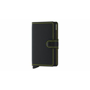 Secrid Miniwallet Matte Black & Yellow čierne MM-Black-Yellow