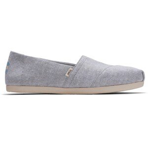 Toms Drizzle Grey Slub Chambray Women's Classics-4.5 šedé 10015075-4.5