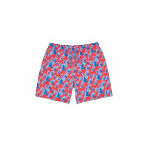 Happy Socks Wave Long Swim Shorts červené WVE123-2900