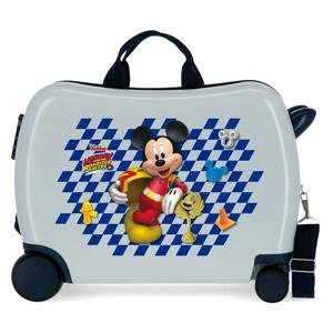 JOUMMABAGS Detský kufor na kolieskach - odrážadlo - Mickey Mouse - Roadster