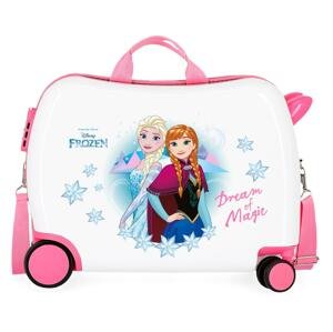 JOUMMABAGS Detský kufor na kolieskach - odrážadlo - Disney Frozen