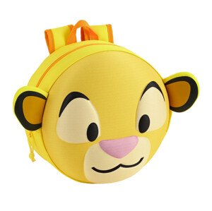 Safta Simba predškolský batôžtek okrúhly s ušami - žltá - 31 cm