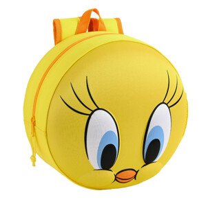 Safta Tweety predškolský batôžtek okrúhly 3D  - žltá - 31 cm