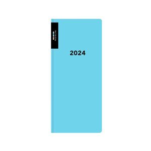 Oxybag Diár PVC mesačný 2024 PASTELINI modrá