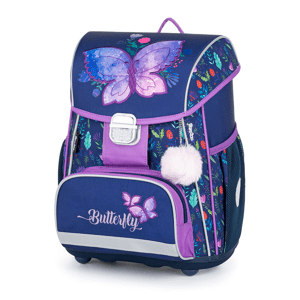 Školská taška Premium Motýľ
