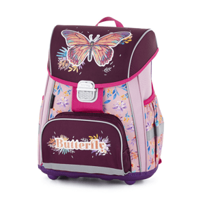 Školská taška Premium Motýľ