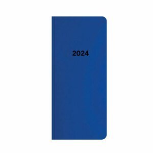 Diár PVC mesačný 2024 Blue