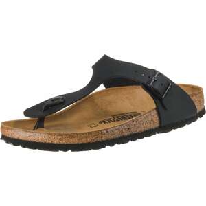 BIRKENSTOCK Žabky 'Gizeh'  čierna