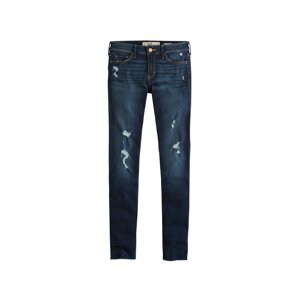 HOLLISTER Džínsy 'DARK DESTROY'  modrá denim