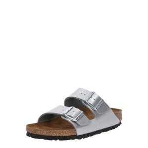 BIRKENSTOCK Šľapky 'Arizona'  strieborná