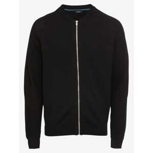 JACK & JONES Kardigán 'JPRMELVIN KNIT BASEBALL CARDIGAN'  čierna