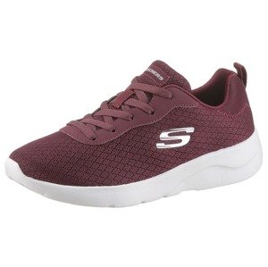 SKECHERS Nízke tenisky 'Dynamight'  tmavočervená / biela