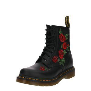 Dr. Martens Šnurovacie členkové čižmy 'Vonda'  zelená / červená / čierna