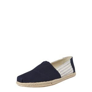 TOMS Espadrilky 'ALPARGATA'  béžová / námornícka modrá