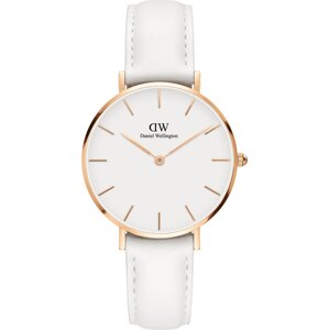 Daniel Wellington Analógové hodinky 'Petite Bondi DW00100189'  ružové zlato / biela