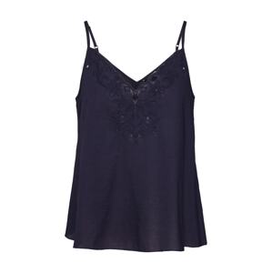 VERO MODA Top 'Adrianne'  tmavomodrá