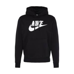 Nike Sportswear Športová mikina 'Club Fleece'  čierna / biela