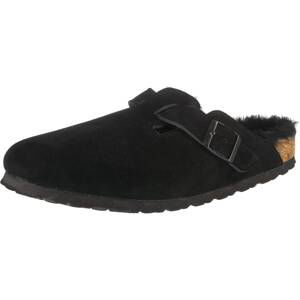 BIRKENSTOCK Papuče 'Boston Shearling'  čierna