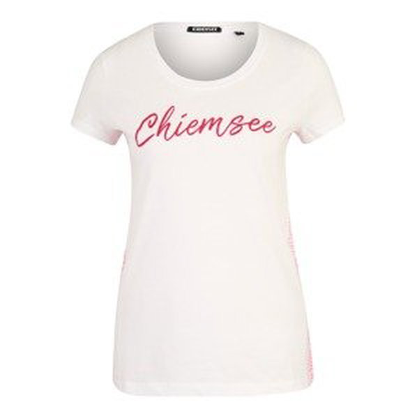 CHIEMSEE Funkčné tričko  svetlozelená / pitaya / biela
