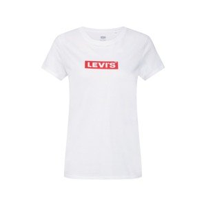 LEVI'S ® Tričko 'The Perfect Tee'  červená / biela