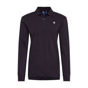 G-Star RAW Tričko 'Core polo l\s'  čierna