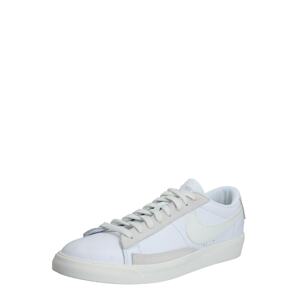 Nike Sportswear Nízke tenisky 'BLAZER LOW LEATHER'  platinová / biela