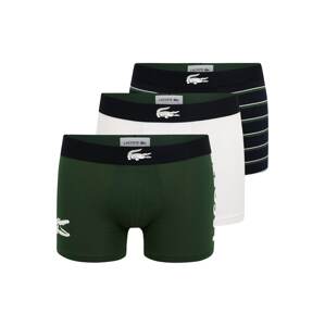 LACOSTE Boxerky  tmavomodrá / tmavozelená / biela