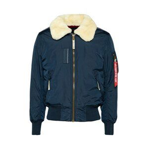 ALPHA INDUSTRIES Prechodná bunda 'Injector III'  béžová / námornícka modrá