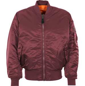 ALPHA INDUSTRIES Prechodná bunda  neónovo oranžová / burgundská