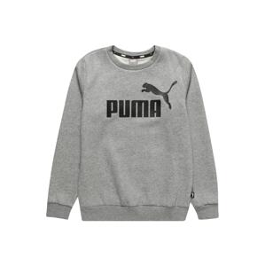 PUMA Mikina 'ESS'  sivá melírovaná / čierna