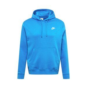 Nike Sportswear Mikina 'Club Fleece'  nebesky modrá / biela