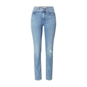 LEVI'S ® Džínsy '724 HIGH RISE STRAIGHT MED INDIGO - FLAT FINISH'  modrá denim