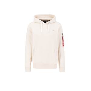 ALPHA INDUSTRIES Mikina  béžová / sivá / červená