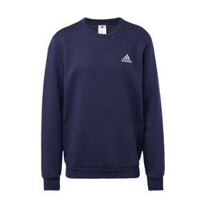 ADIDAS SPORTSWEAR Športová mikina 'Essentials'  tmavomodrá / biela