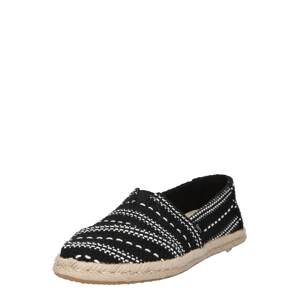 TOMS Espadrilky 'ALPARGATA ROPE'  čierna / biela