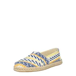 TOMS Espadrilky  modrá / žltá / oranžová / biela