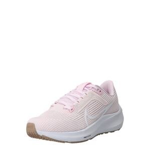 NIKE Bežecká obuv 'Air Zoom Pegasus 40'  pastelovo ružová / biela melírovaná