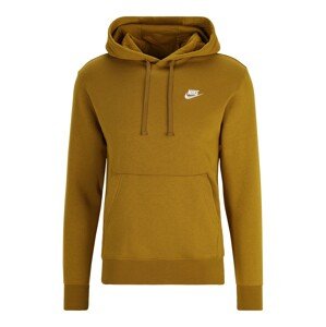 Nike Sportswear Mikina 'Club Fleece'  bronzová / biela