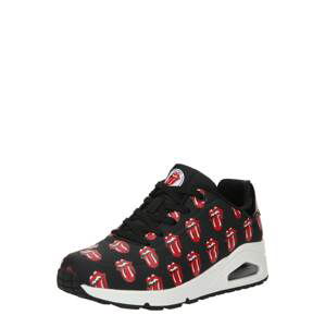 SKECHERS Nízke tenisky 'Rolling Stones Repeat Lick Lyr'  červená / čierna / biela