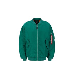 ALPHA INDUSTRIES Prechodná bunda  zelená / červená / biela