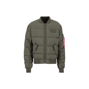 ALPHA INDUSTRIES Prechodná bunda  olivová / oranžová / červená / čierna / biela